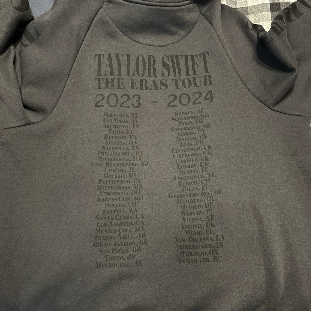 Taylor Swift The Eras Tour Charcoal Hoodie - Picture 3 of 3